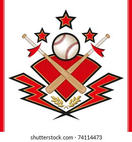 Baseball team emblem