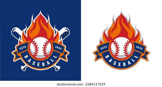 Baseball Team Logo Template Design