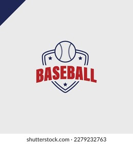 baseball team sport logo simple minimalist