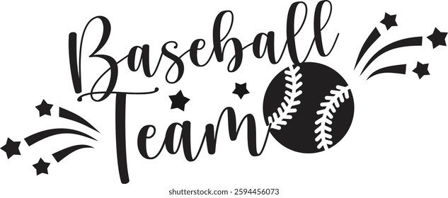 Baseball Team, Sports, Ball, Hobby, Player, Championship, Game, Team, Vector, Silhouette, Logo