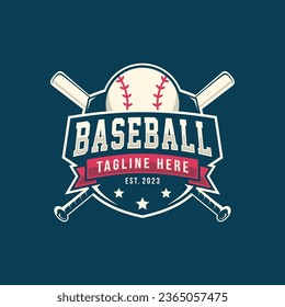 Baseball template logo design for baseball club