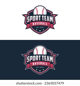 Baseball template logo design for baseball club