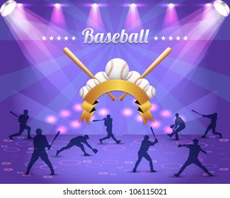 Baseball Theme Vector Design