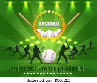 Baseball Theme Vector Design