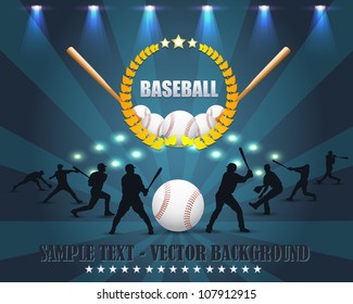 Baseball Theme Vector Design