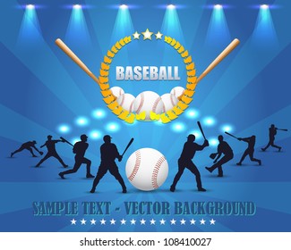 Baseball Theme Vector Design