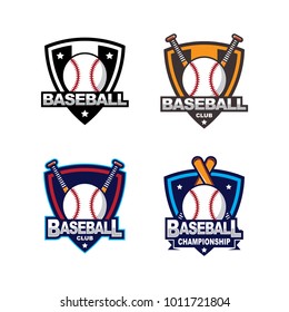 Baseball Tournament Professional Logo Stock Vector (Royalty Free ...