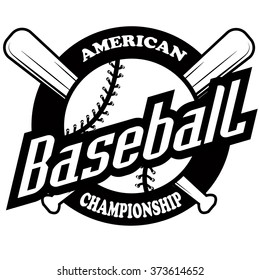 Baseball tournament professional logo