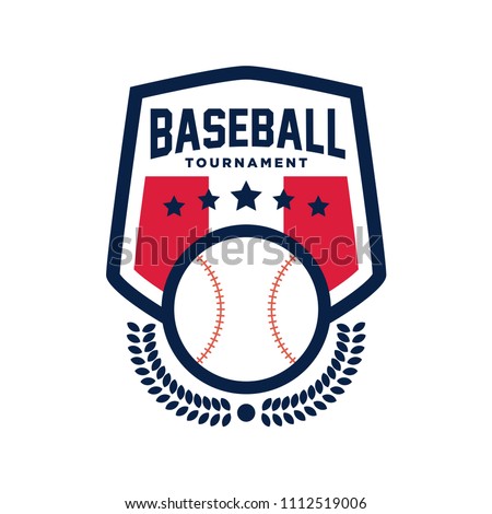 Baseball tournament professional logo