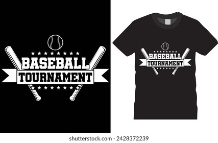 Torneo de béisbol, diseño de camiseta de tipografía. Diseño de camiseta vintage de béisbol, camiseta de amante de béisbol, regalos geniales para el jugador. Diseño de la camiseta del amante del béisbol listo para imprimir, pod de la bandera del cartel