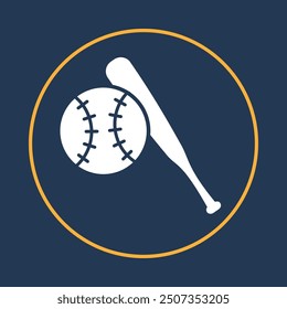 Baseball trendy icon valid abstract vector illustration colorful artwork beautiful design.eps