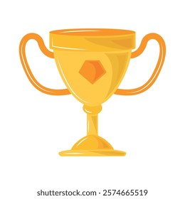 baseball trophy championship icon isolated