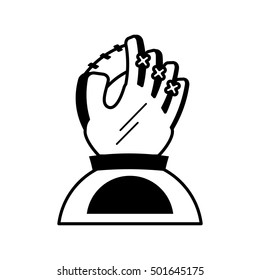 baseball trophy championship isolated icon vector illustration design