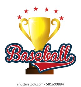 baseball trophy winner icon
