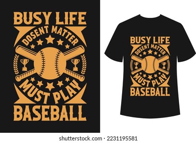 Baseball t-shirt design for all types of commercial use and also the file is easily editable. The design is best for t-shirt businesses and personal use.