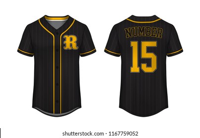 Baseball Jersey Template Royalty Free Stock SVG Vector and Clip Art