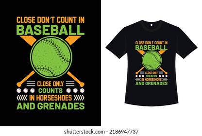 Baseball t-shirt design with vector