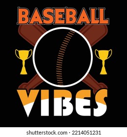 Baseball t-shirt design vector template