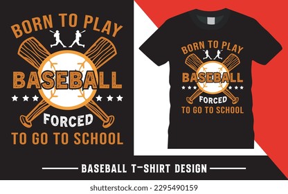 Baseball t-shirt design vector, Typography vector baseball t-shirt design,