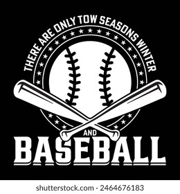 Baseball T-Shirt Design, Vintage Typography Vector Art