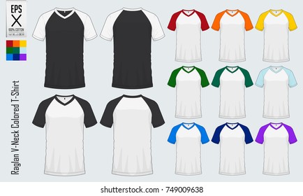 Download Raglan Shirt Mockup High Res Stock Images Shutterstock