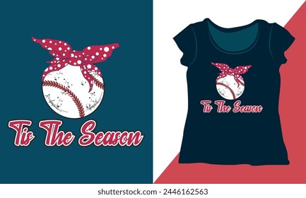 Baseball Typography Tee Shirt Design, Baseball Tee Shirt Vector, Baseball fan Shirt for Print