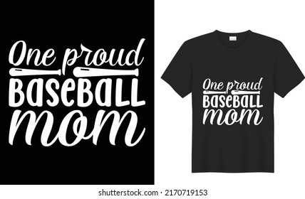 baseball typography vector t-shirt design  template for prints t shirt fashion clothing poster, tote bag, mug and merchandise
