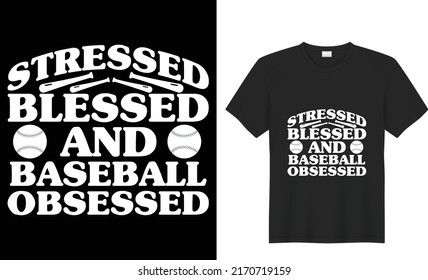 baseball typography vector t-shirt design  template for prints t shirt fashion clothing poster, tote bag, mug and merchandise
