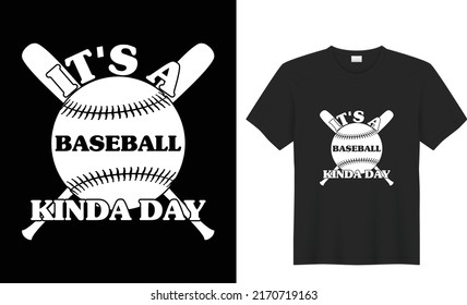 baseball typography vector t-shirt design  template for prints t shirt fashion clothing poster, tote bag, mug and merchandise
