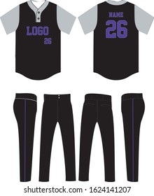 Baseball Uniform, Sport Jersey, T-shirt Sport