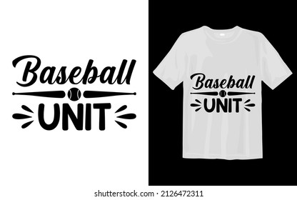 Baseball Unit svg t shirt design