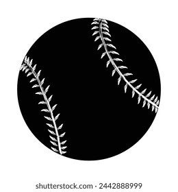 Baseball vector ball, Baseball isolated on white background 