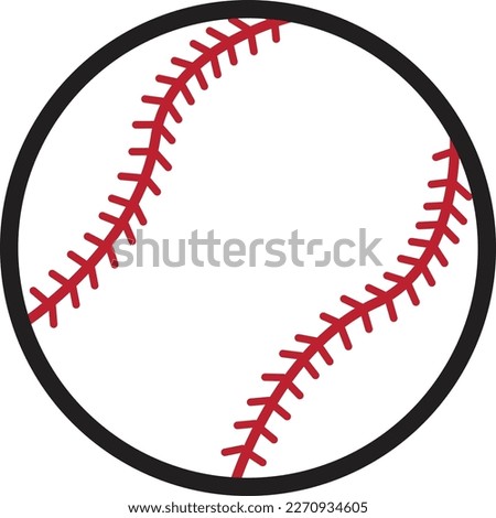 Baseball Vector Graphic Icon Logo Element