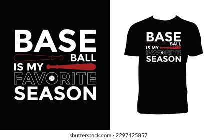 Baseball Vector Graphic T Shirt Design. 