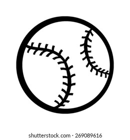 Baseball Vector Icon Stock Vector (Royalty Free) 269089721 | Shutterstock