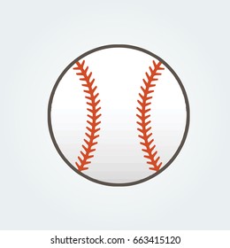 baseball vector icon