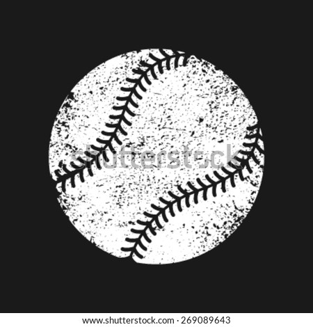 Baseball Vector Icon Stock Vector (Royalty Free) 269089643 - Shutterstock