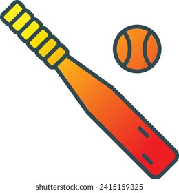 Baseball vector icon. Can be used for printing, mobile and web applications.