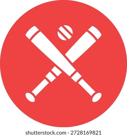 Ilustración de diseño de icono de Vector de béisbol