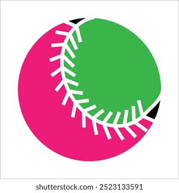 baseball vector icon line template