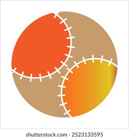 baseball vector icon line template