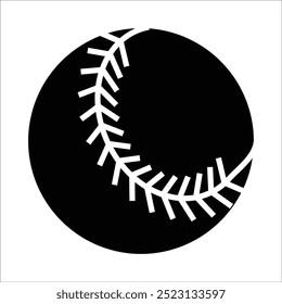 baseball vector icon line template