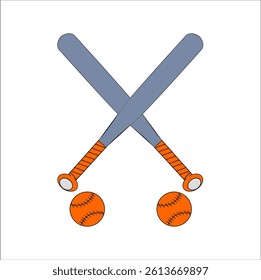 baseball vector icon logo cartoon illustration symbol clip art 