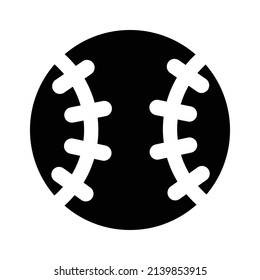 Icono del vector de béisbol. Icono deportivo. Simple ilustración vectorial plana para el diseño de su sitio web, logotipo, aplicación, interfaz de usuario.