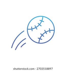Ilustração de stock de ícone de vetor de beisebol