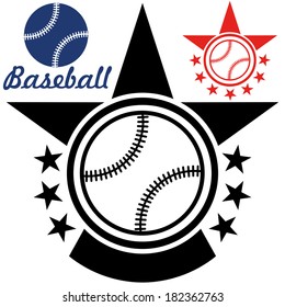 Baseball. Vector Illustration 