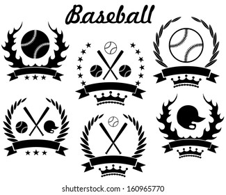 baseball vector illustration logo