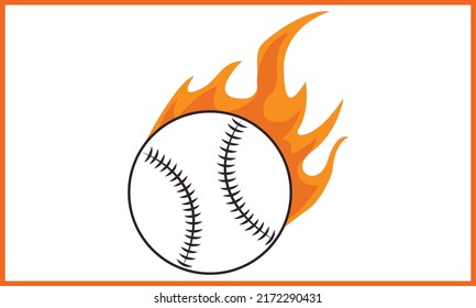 Baseball Vector Illustration SVG Design.