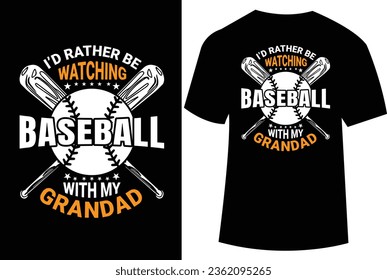 Baseball Vector Illustration for T Shirt Design
