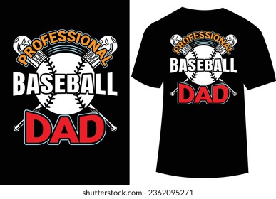 Baseball Vector Illustration for T Shirt Design